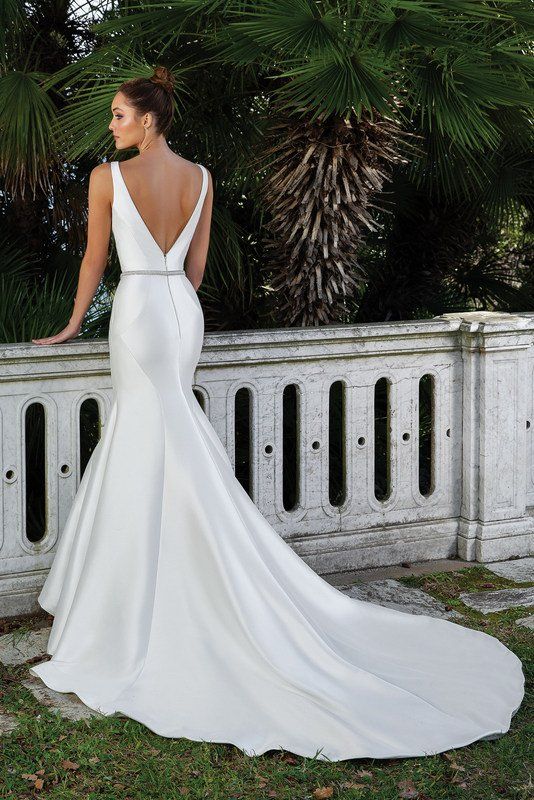 Justin Alexander wedding dress 88107 back
