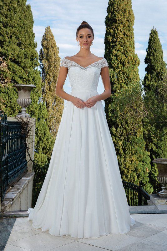 Justin Alexander wedding dress 88113 front