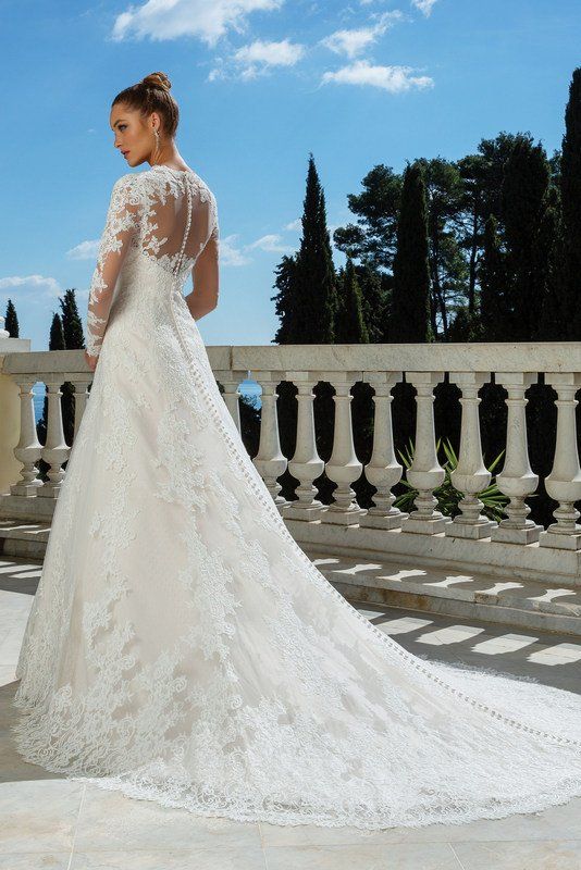 Justin Alexander wedding dress 88116 back