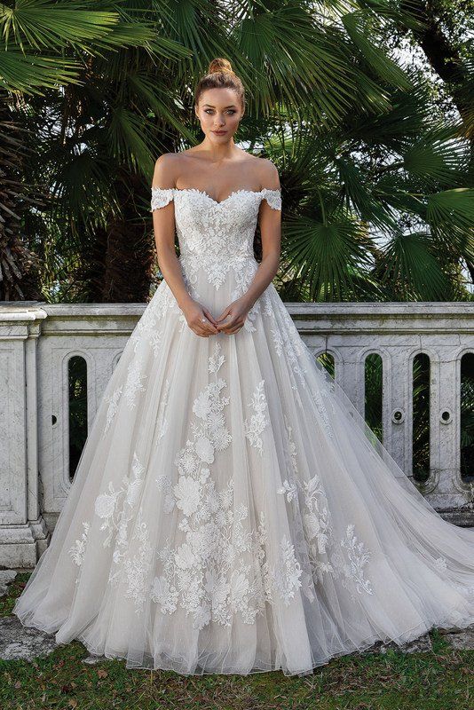Justin Alexander wedding dress 88122 front