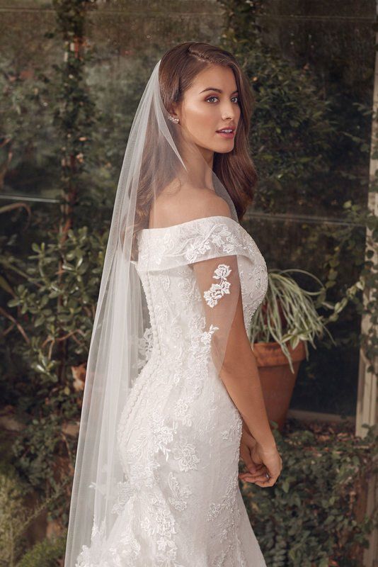 Justin Alexander wedding dress 88163 back close up