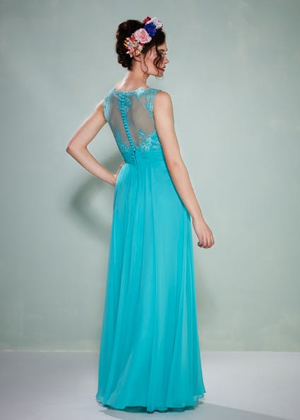 Romantica bridesmaid Gabi back