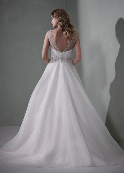 Romantica wedding dress Cornelia back