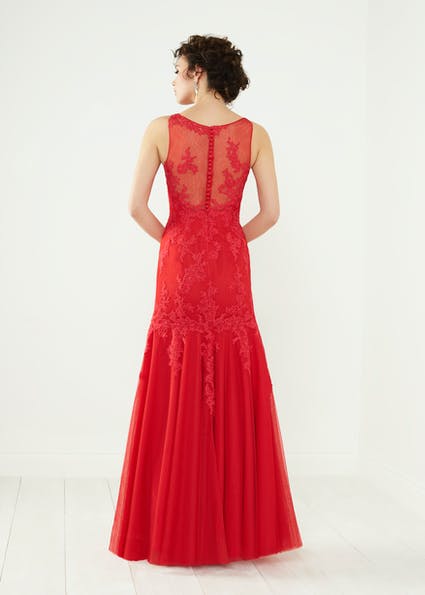 Romantica prom dress BM7178 back