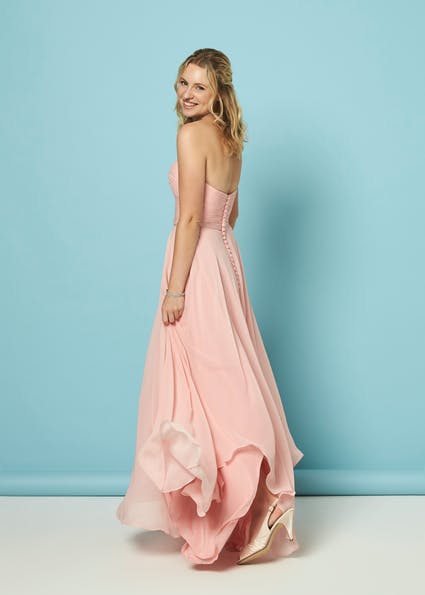 Romantica bridesmaid Freda back