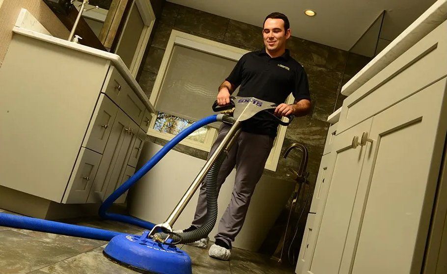 Cleaning Tile Grout — Cedar Rapids, IA — Eastern Iowa Carpet Care Inc