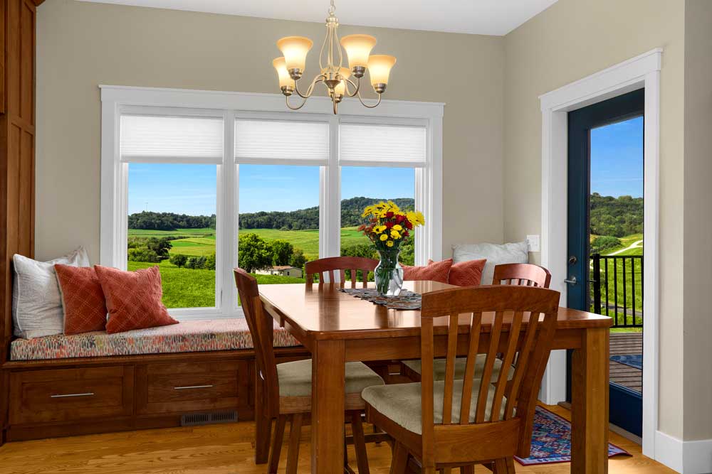 Dinning Table Near Window — Genoa, WI — Baldwin Home Improvement And Construction