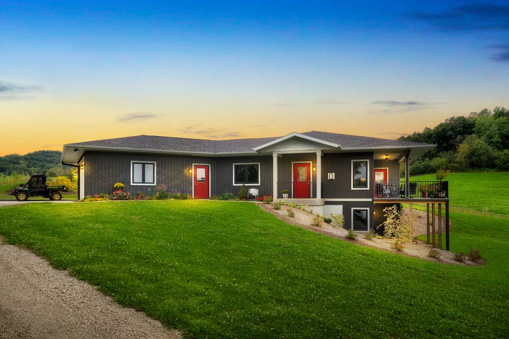 House With Slant Garden — Genoa, WI — Baldwin Home Improvement And Construction