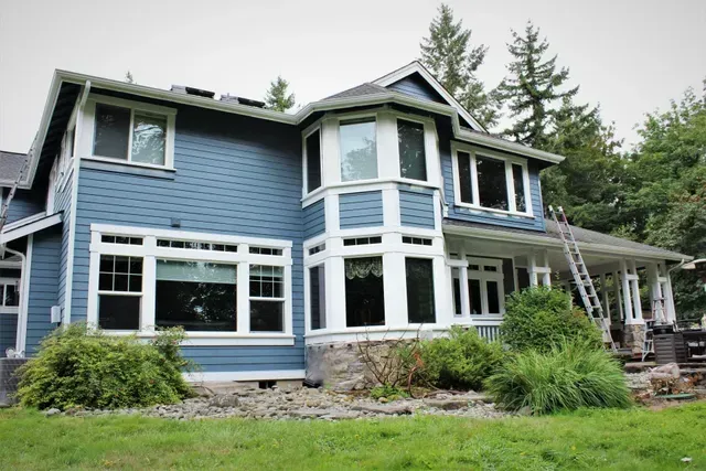 Residential Exterior Painting in Progress Olympia WA