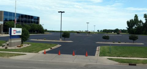 Parking Lot with Asphalt Coating — Mitchell, SD — Proseal Inc