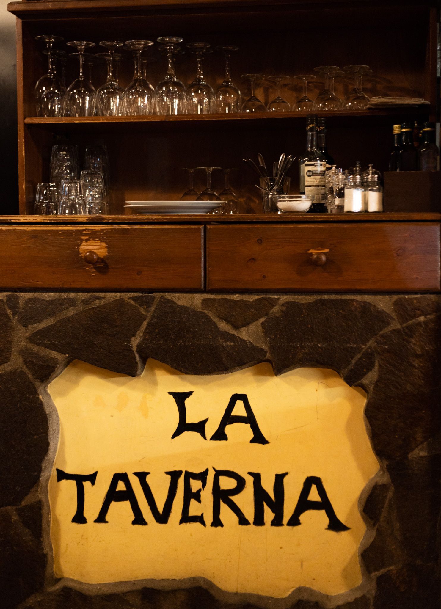 bancone della taverna