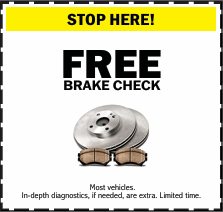 Free Brake Check Coupon | Northrich Automotive