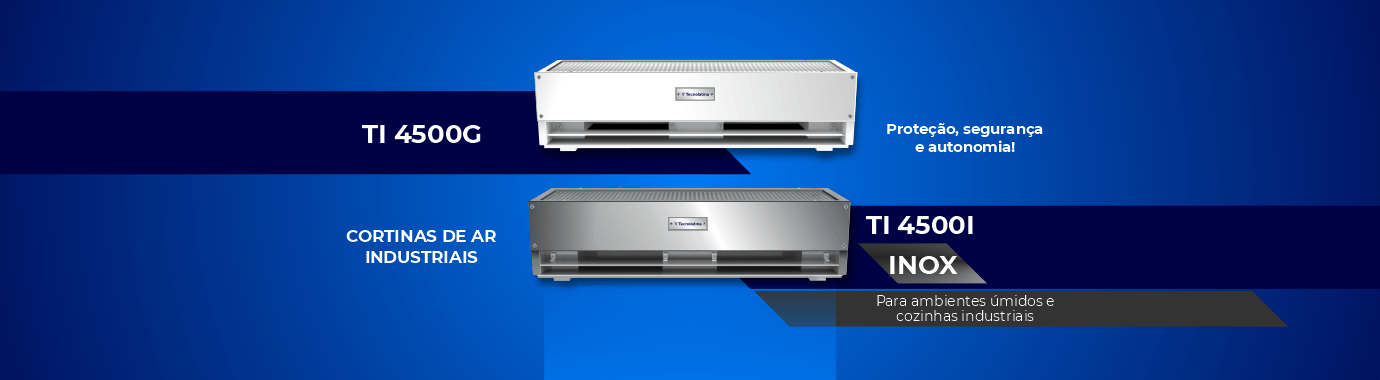 Cortinas de ar industriais tecnolatina