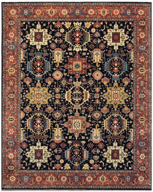 9x12 oriental rugs hand made navy blue color , we sale rugs in berkeley