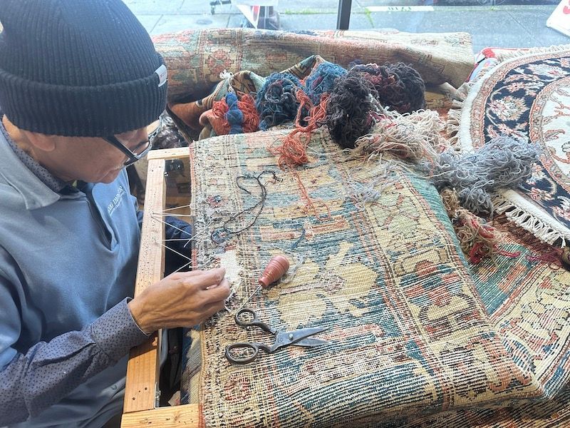 rug repair in mill valley, rug reweaving in mill valley