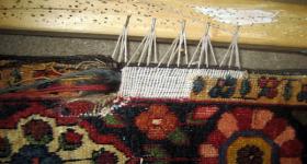 rug repair, oriental rug repair , rug reweaving , rug refringing