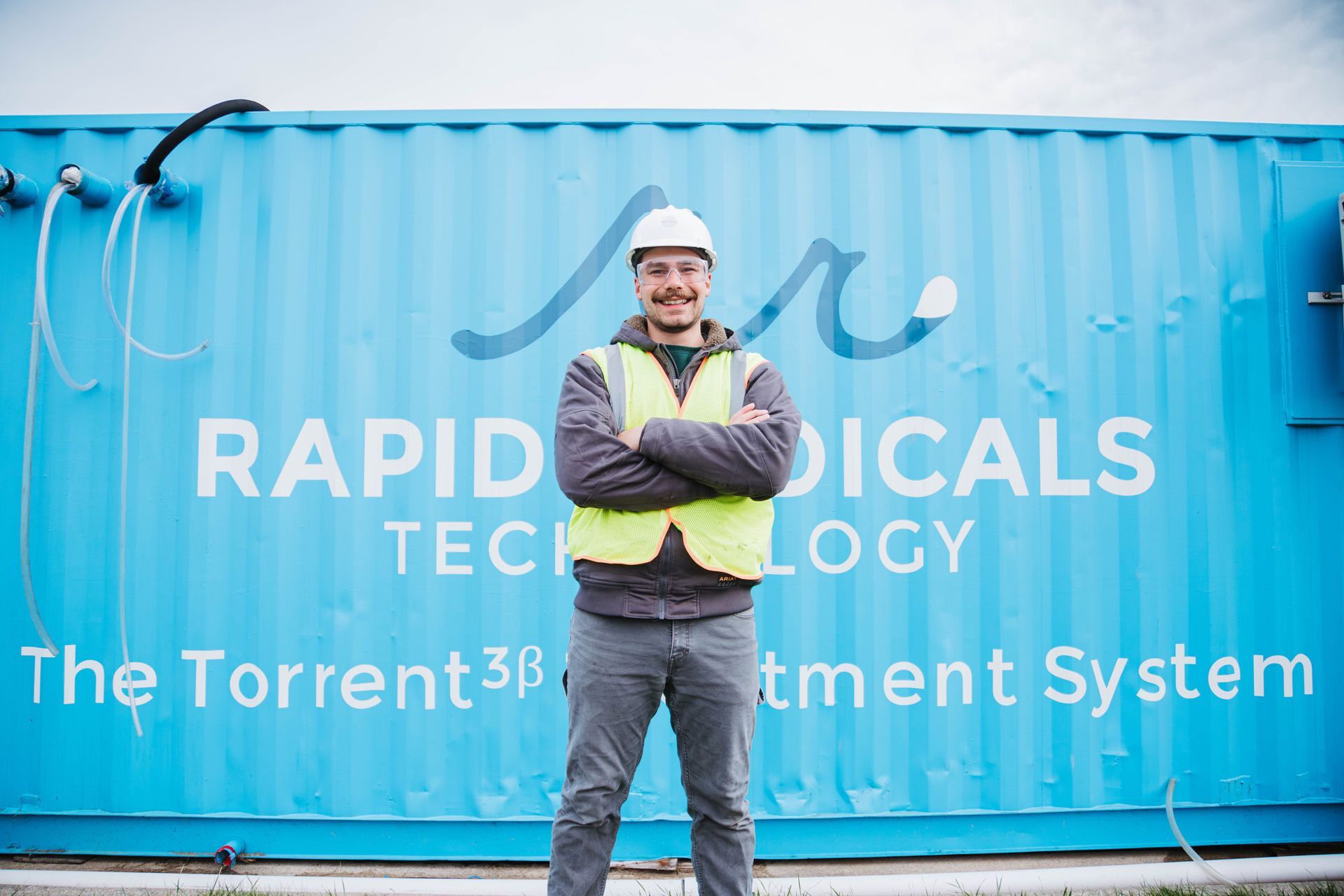 Will and Paige Rapid Radicals holding water