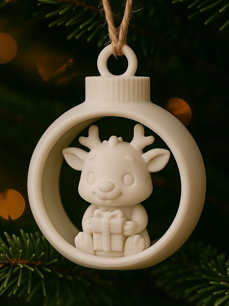 The Little Winter Magic Reindeer - Christmas Tree Ornament