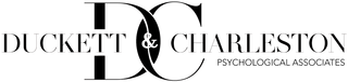 Logo for Duckett & Charleston Psychological Associates. Text: Duckett & Charleston, 
