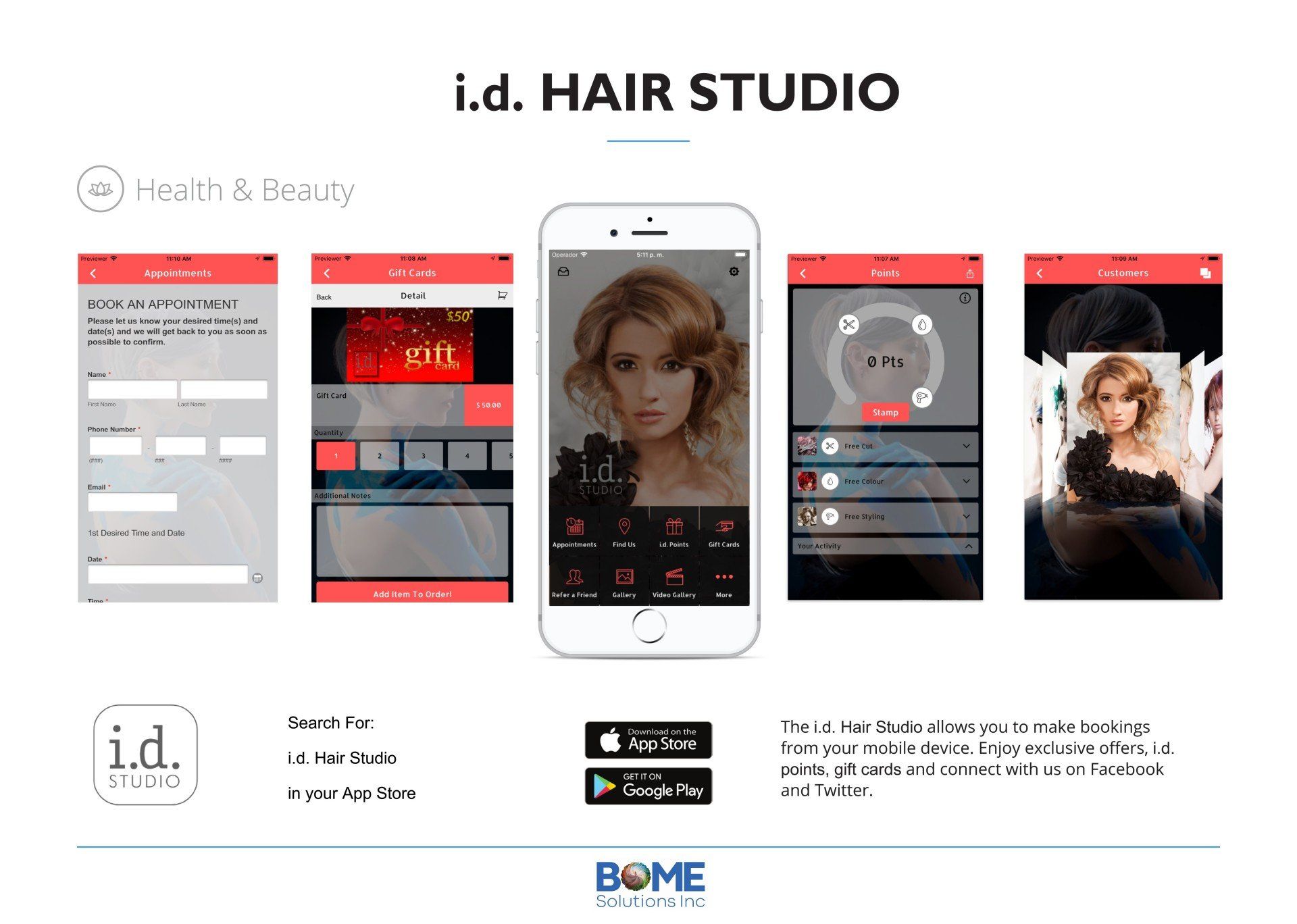id Hair Studio Mobile App