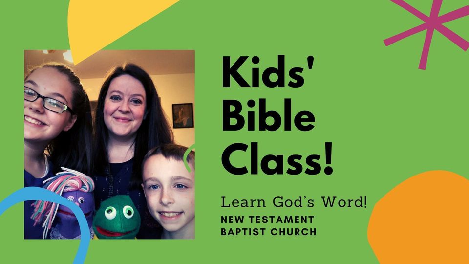 Kids' Bible Class & Coloring Project