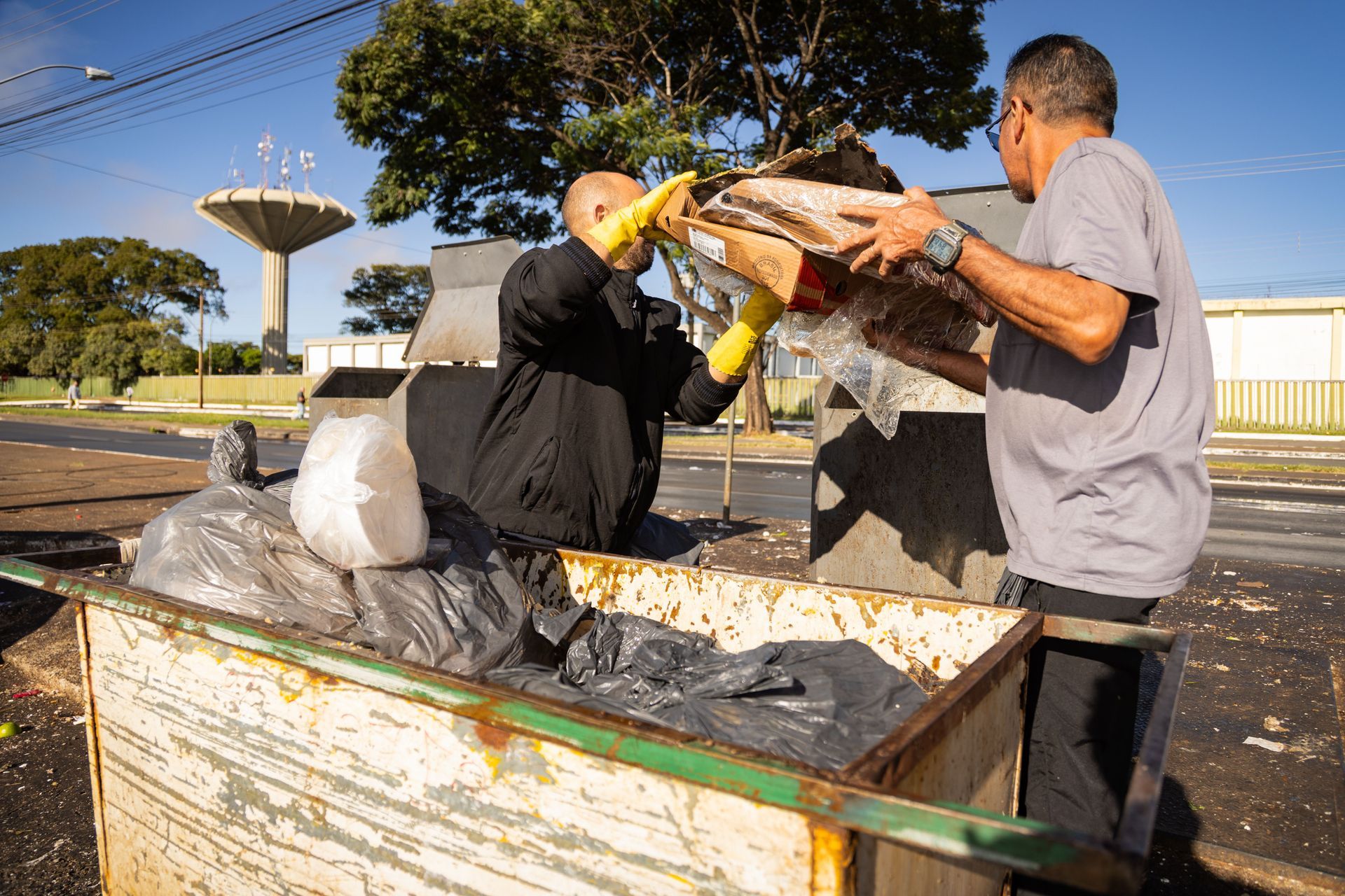 Men Handling Estate and hoarder cleanout services in Nashua New Hampshire