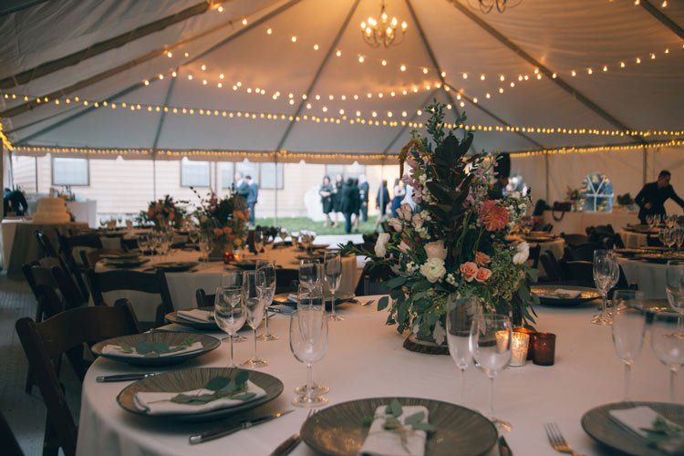 Dinner Table at Wedding Reception — Creative Events Innisfail in Innisfail, QLD