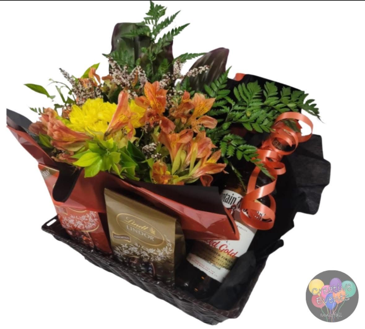 A gift hamper filled with food— Creative Events Innisfail in Innisfail, QLD