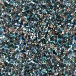 Blue and silver glitter, scattered with a speckled appearance.