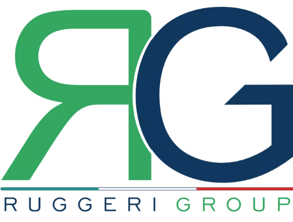 Un logo blu e verde per il gruppo Ruggeri