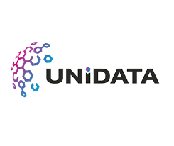 Un logo per un'azienda chiamata Unidata