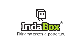 Su uno sfondo bianco è mostrato il logo di Indabox.