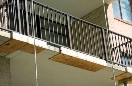 Filtración de balcones