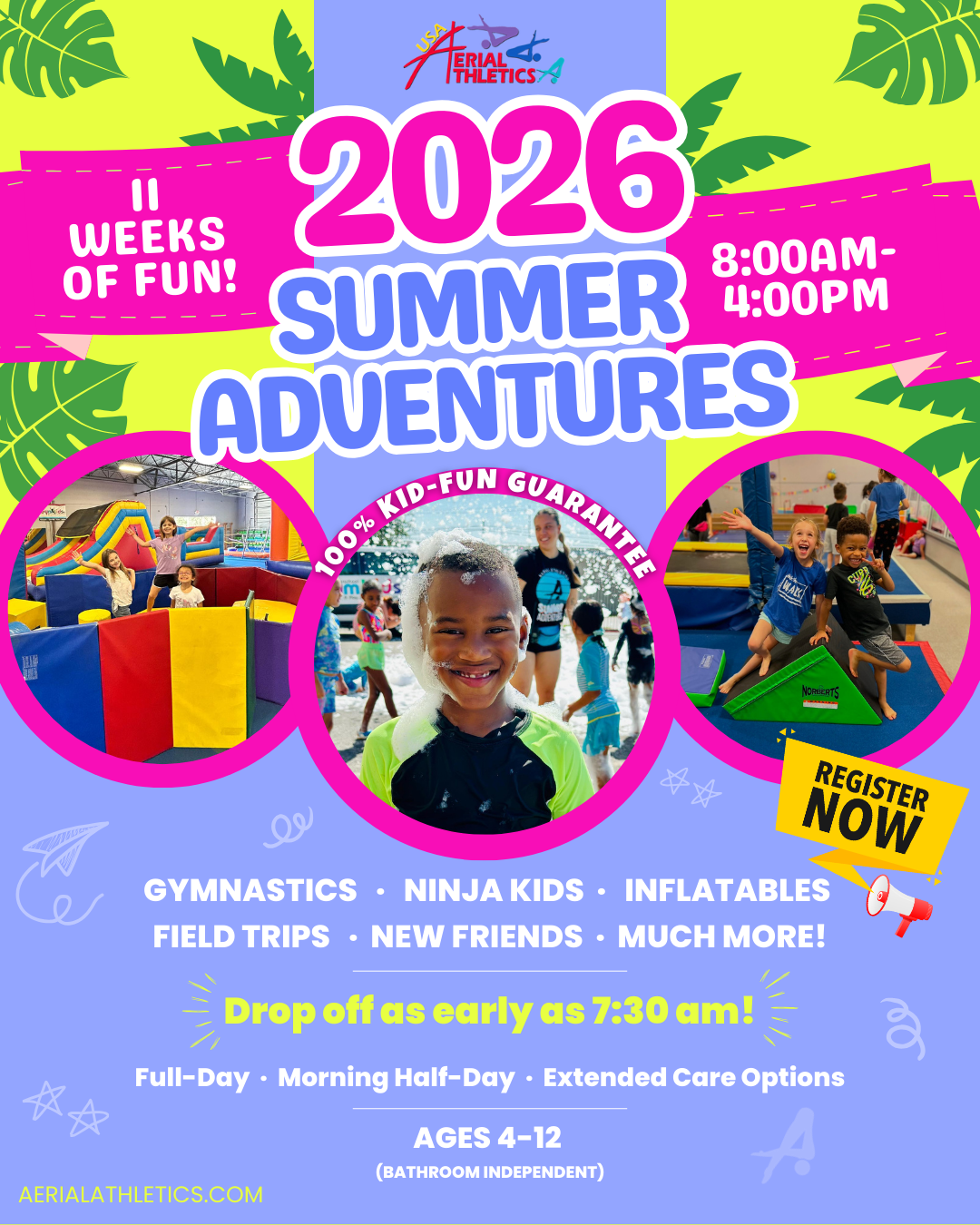 A poster for 2024 summer adventures with a qr code