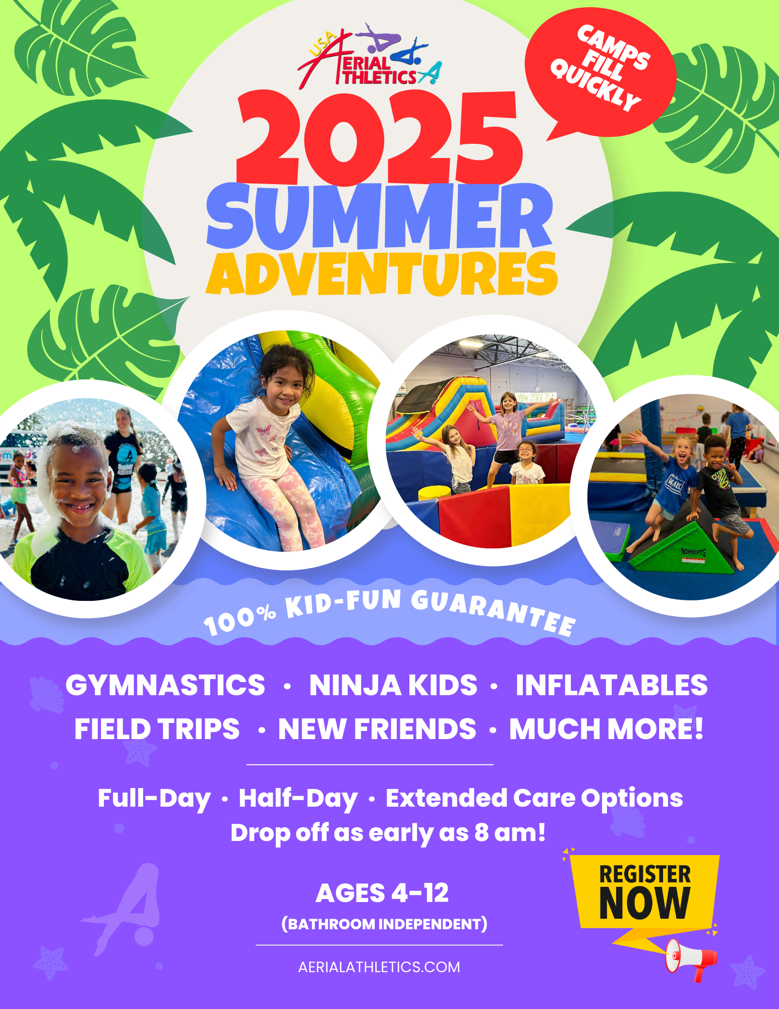 A poster for 2024 summer adventures with a qr code