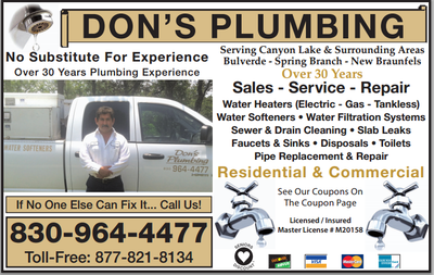 Don's plumbing deals