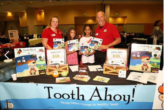 Two Students Can't Wait to Read Tooth Ahoy with Co-Authors Lisa and Mitch