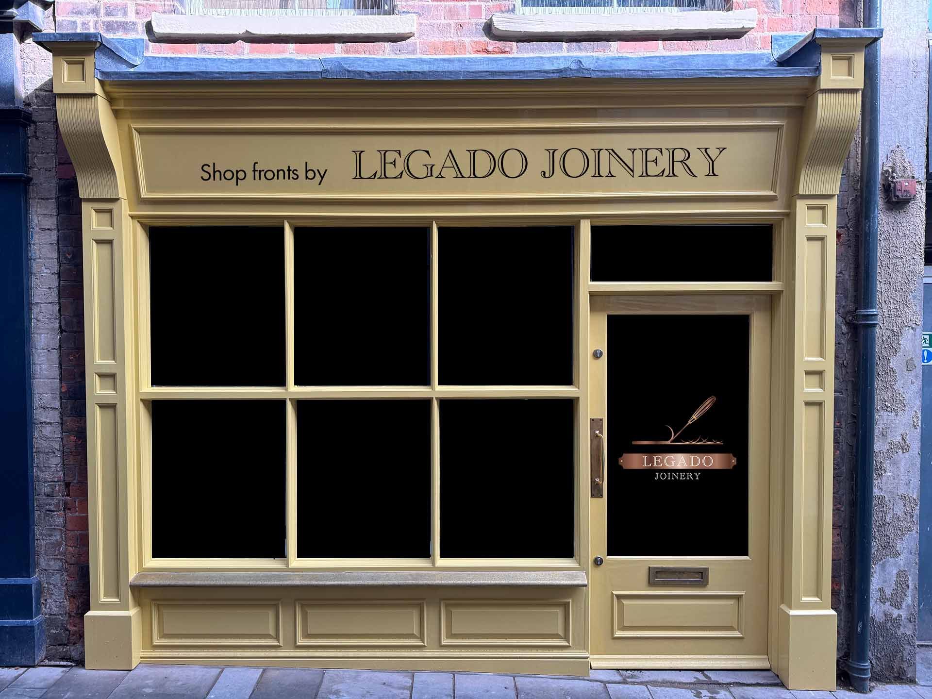 Bespoke accoya wood shop front 12 dolphin lane boston