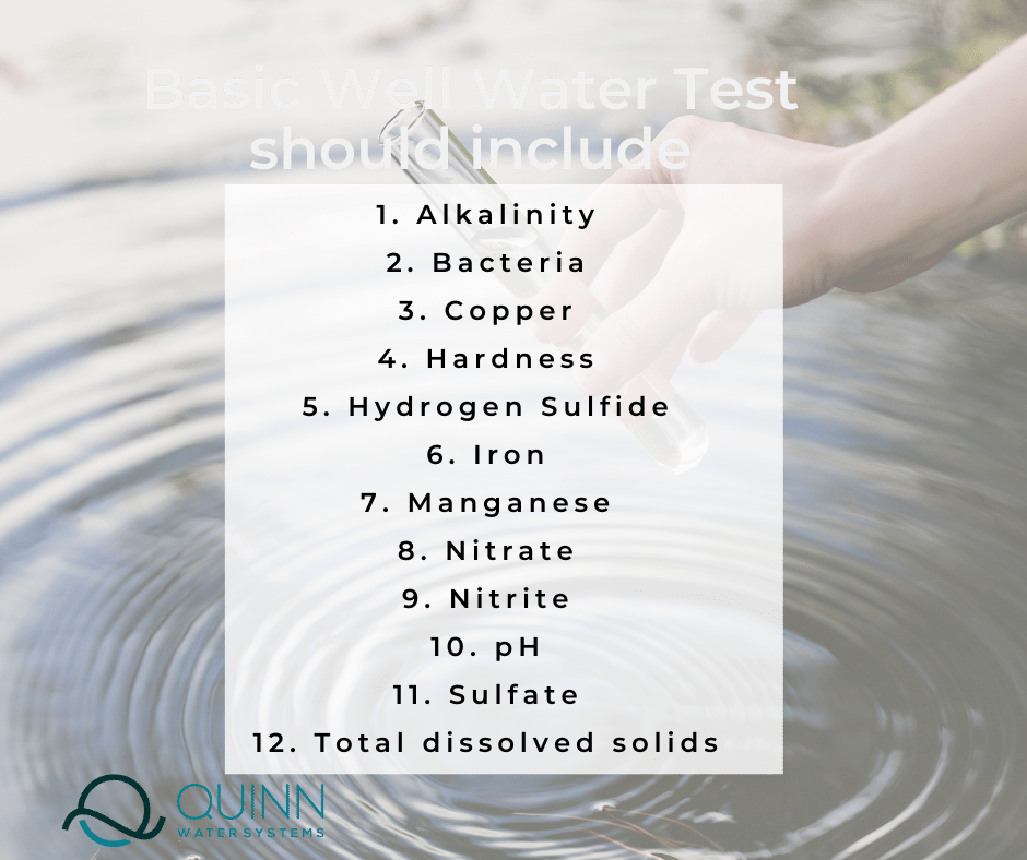 basic well water test