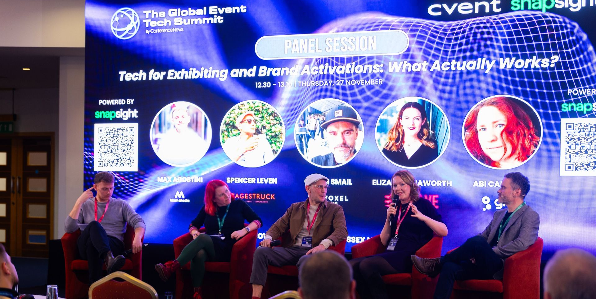 The panel at the Event Tech Summit 2025