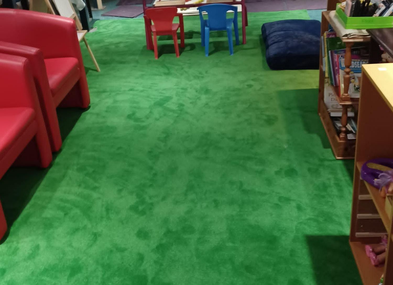 Donated carpet