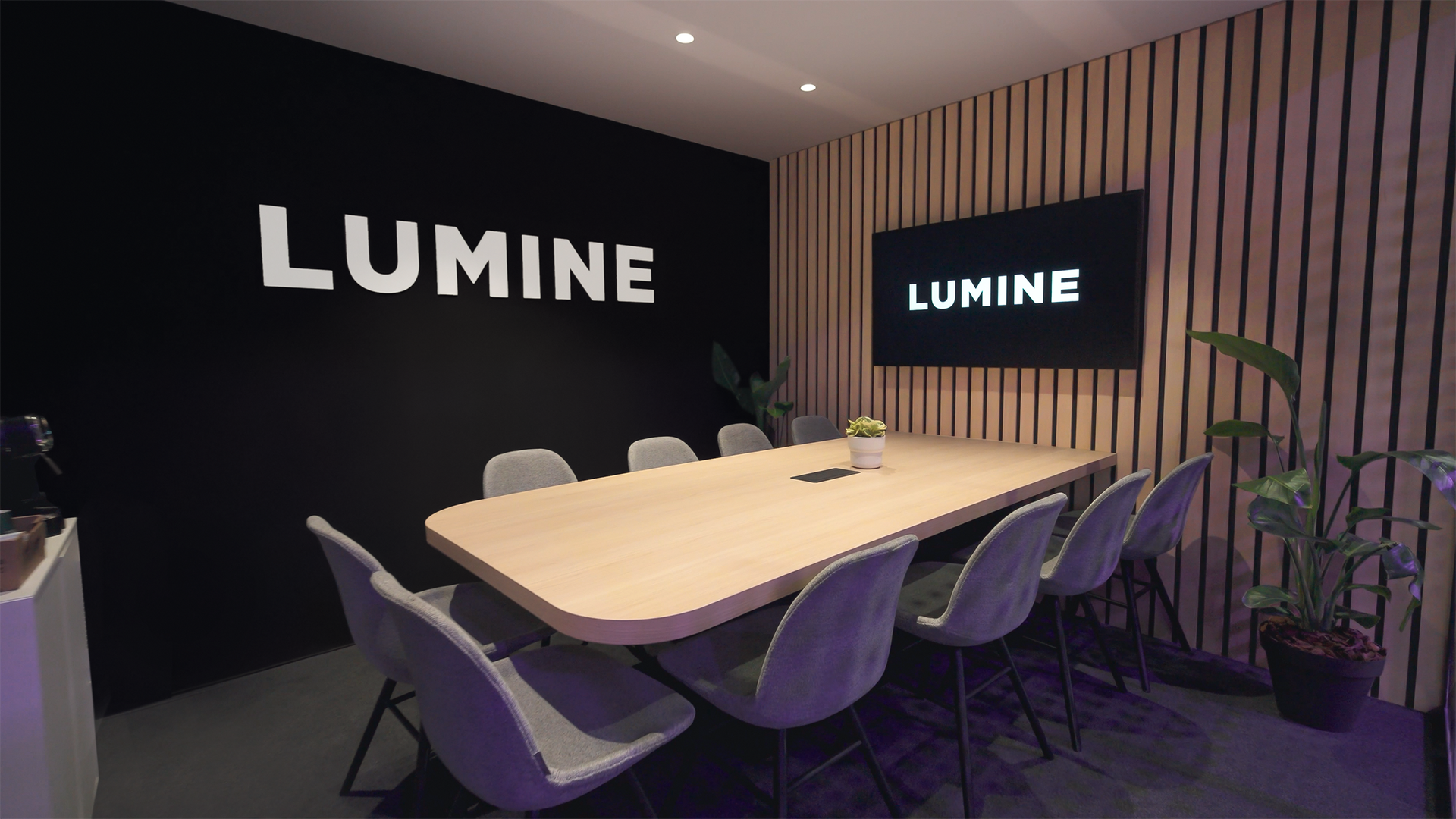 An executive meeting room