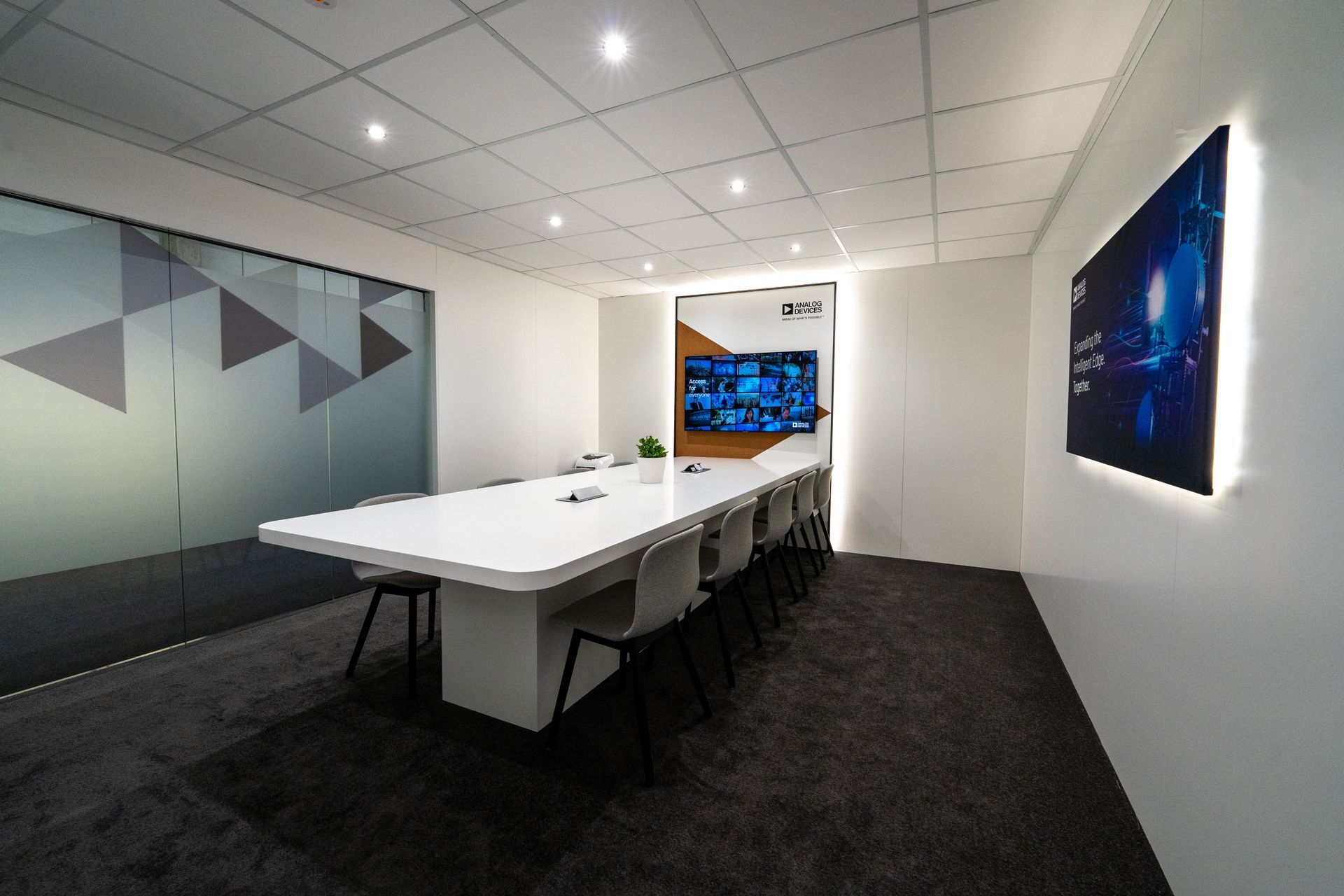 A meeting room at Mobile World Congress 