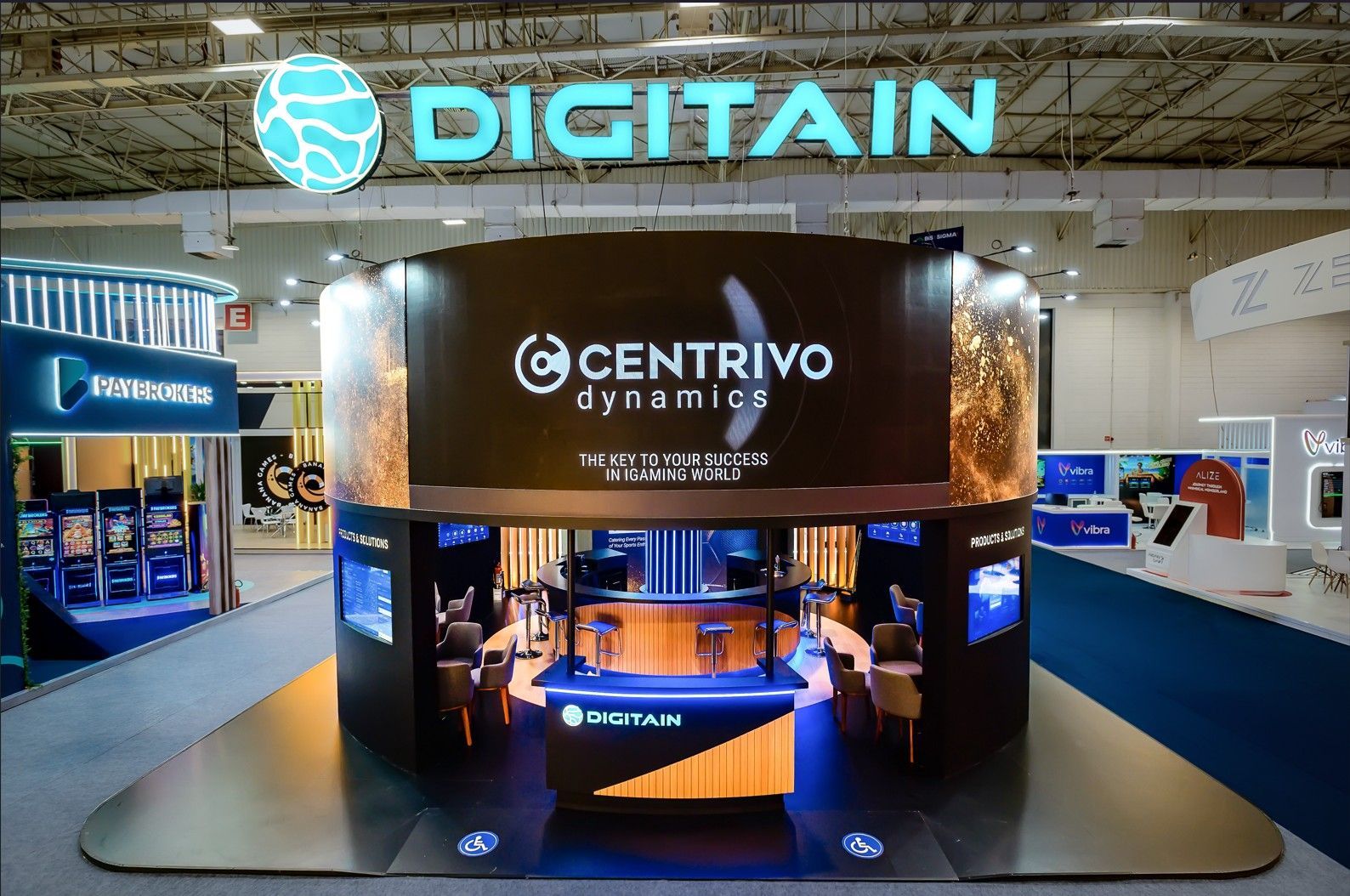 The Digitain stand at Sigma Americas 2025