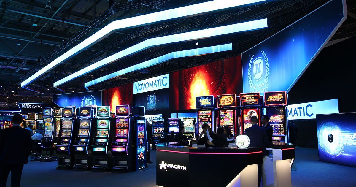 Novomatic booth at ICE