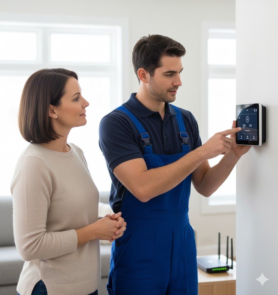 Silver electric SUV charging at a station. Black cable plugged in. Modern building exterior.
