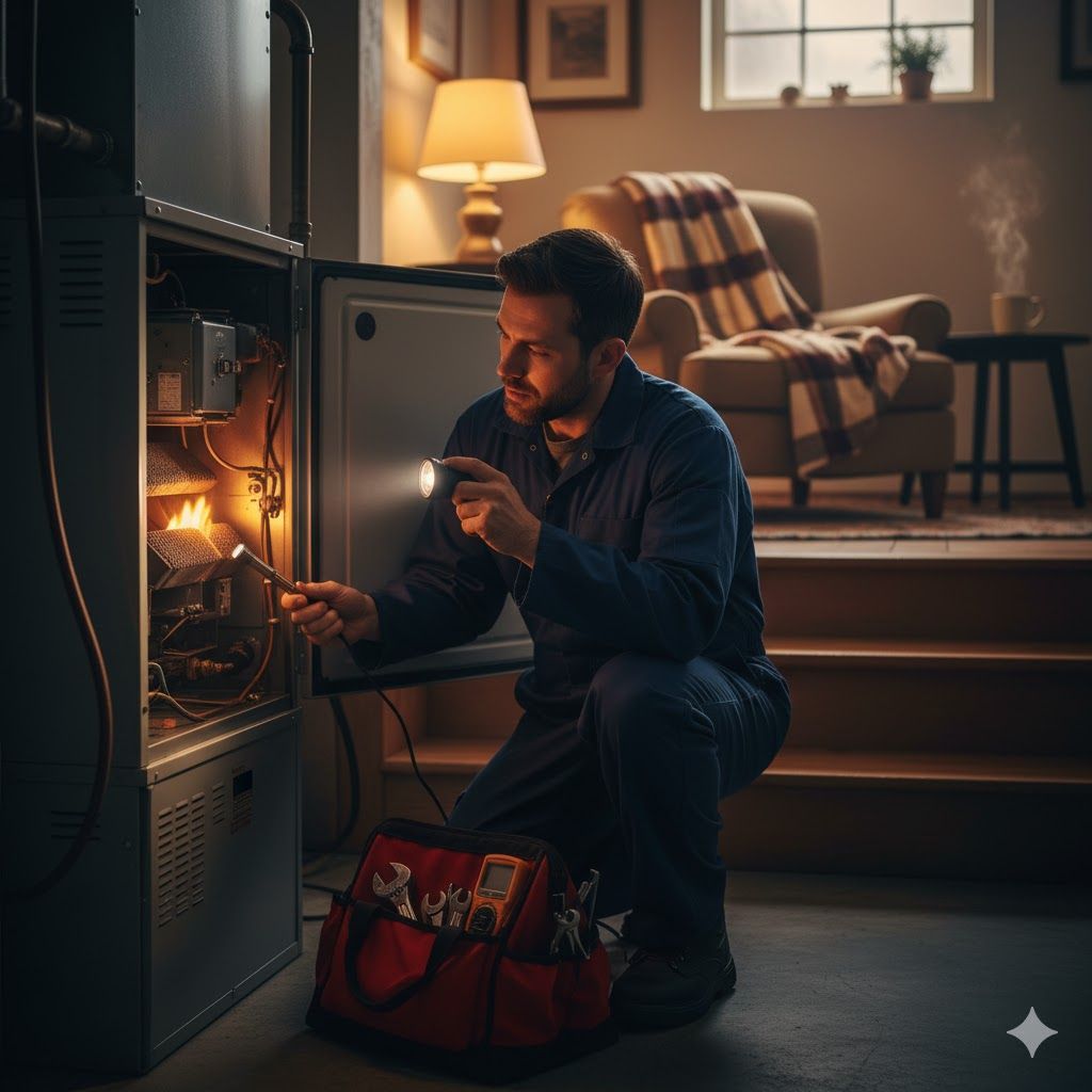 Electrician in yellow hard hat working on wiring inside a wall.