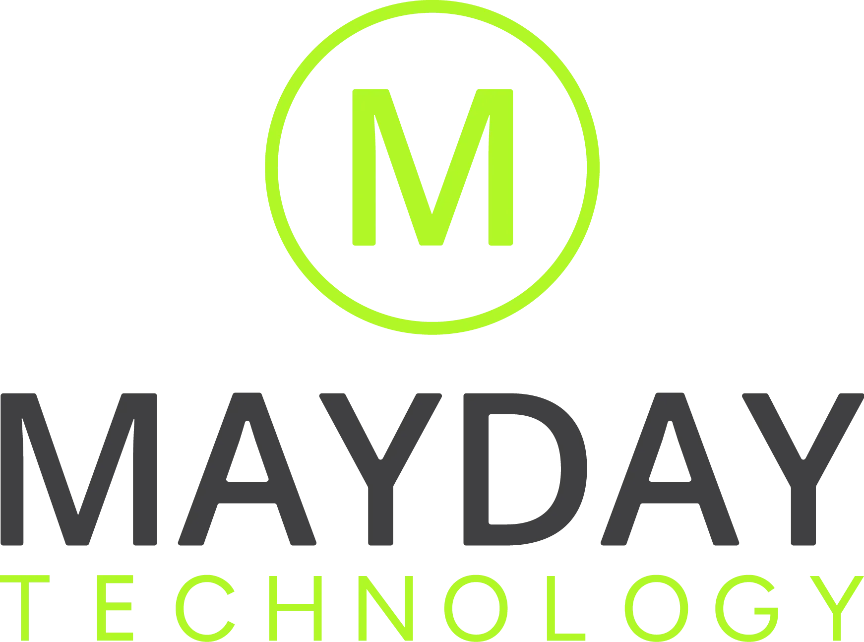 Mayday Technology logo with a green 