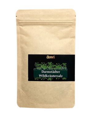 Darmstädter Wildkräutersalz in der Nachfülltüte