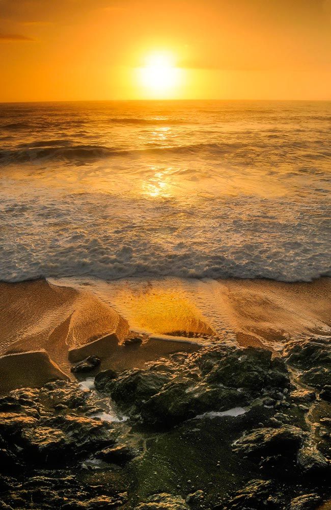 Lost Coast Beach, sunset